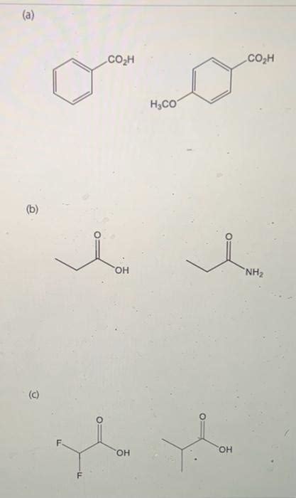 [solved] 14 Circle The Most Acidic Compound In Each Of Th