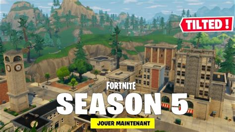 FORTNITE SAISON 5 Le RETOUR de TILTED TOWERS ÉVENEMENT GALACTUS sur