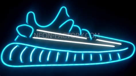 Yeezy Glow Neon Sign Youtube