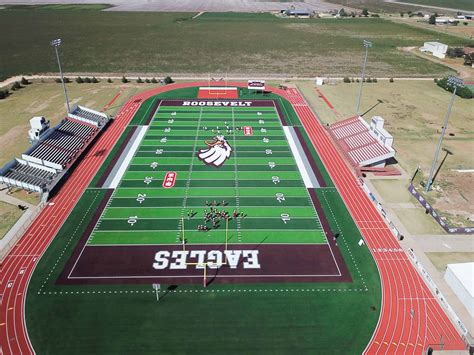 Lubbock Roosevelt ISD - Eagle Field - Brock USA - shock pads and infill ...