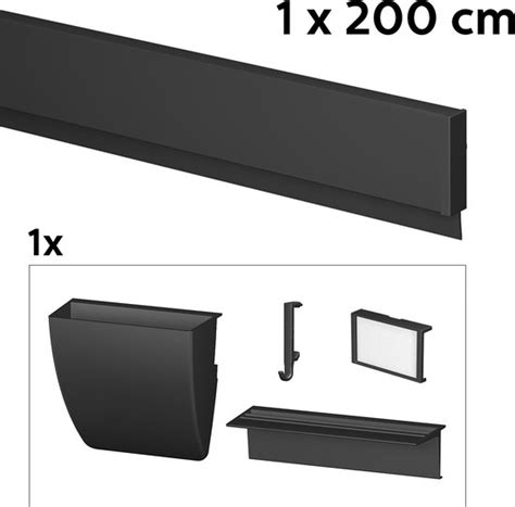 Artiteq Meter All In One Info Rail Incl Accessoires Zwart Structuur