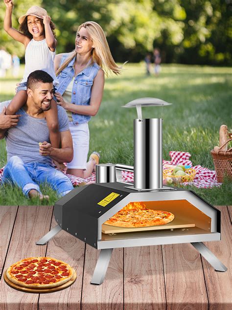 VEVOR Horno de Pizza para Exteriores Tamaño de Pizza de 12 Horno de