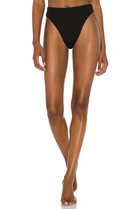 HAIGHT Crepe Mah Hotpant Bikini Bottom In Black REVOLVE