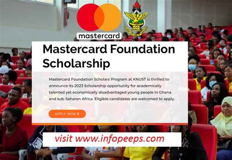 KNUST Mastercard Foundation Scholarship 2025 Apply NOW