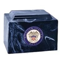 Tribute Navy Cremation Urn