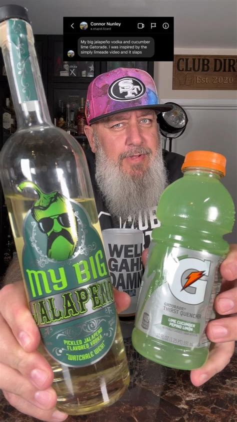 My Big Jalapeño X Gatorade Cucumber Lime Alcohol Drink Recipes