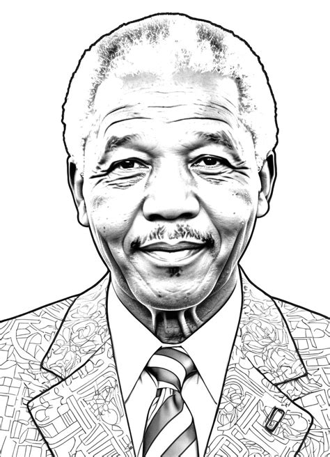 Dibujos Para Imprimir Y Colorear De History Nelson Mandela