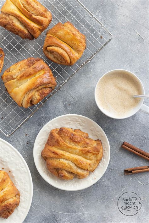 Franzbrötchen Rezept Backen macht glücklich