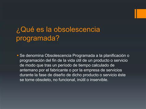 Obsolescencia Programada Ppt Descarga Gratuita