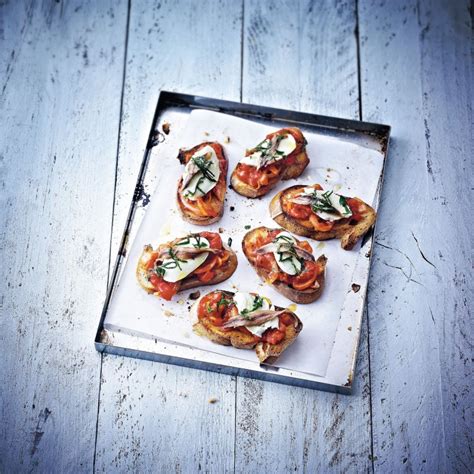 Recette Bruschetta Pizza Marie Claire