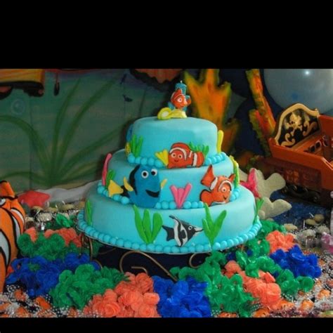 Underwater Themed Birthday Cake