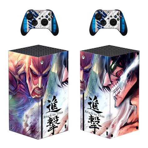 Attack on Titan Skin Sticker For Xbox Series X And Controllers ...