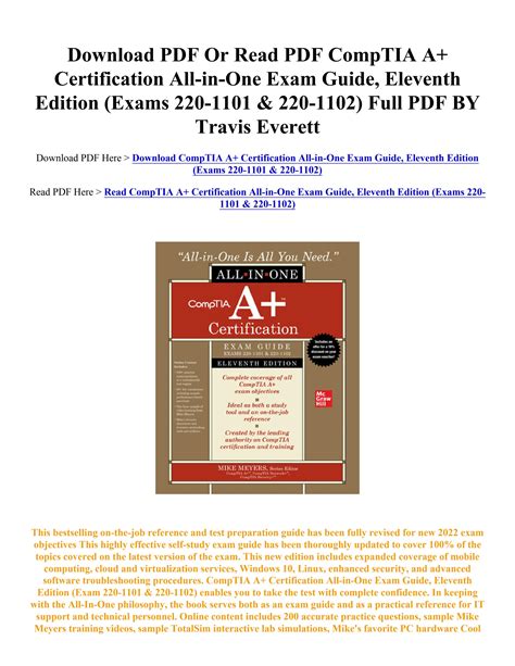 [PDF] Download CompTIA A+ Certification All-in-One Exam Guide, Eleventh ...