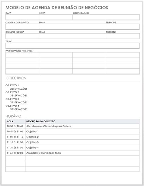 Mais De Modelos Gratuitos De Pauta De Reuni O Para O Microsoft Word