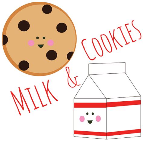 Milk And Cookies Cartoon