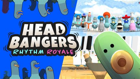 Headbangers Rhythm Royale Launch Trailer YouTube