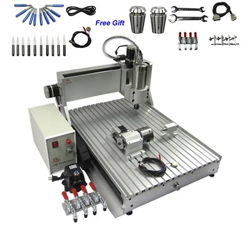 Hobby 3d Cnc Router 6040 Z VFD 2 2KW Spindle 4 Axis Cnc Milling