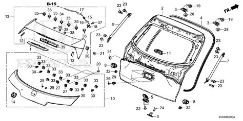 Honda Hr V Lock Assy Tailgate Body 74800 Trn H01 Honda Wholesale