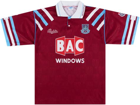 1991 92 West Ham Home Shirt Excellent M