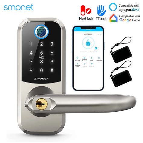 Smonet Hornbill Eletr Nico Smart Door Lock Impress O Digital Biom Trica