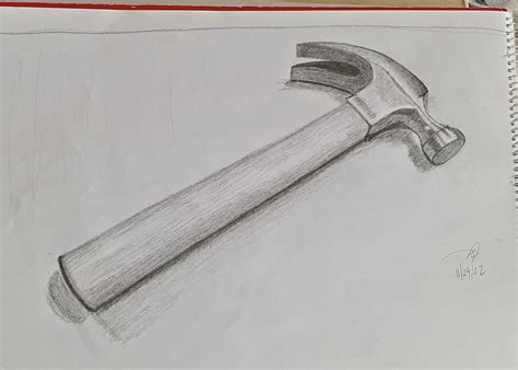 Graphite Sketch - Hammer - Art Medium Discussion and Questions - The Artist's Community by The ...