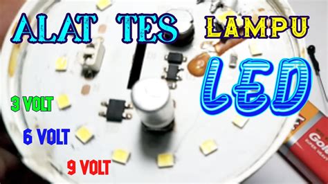 Alat Tes Lampu Led Auto Volt Youtube