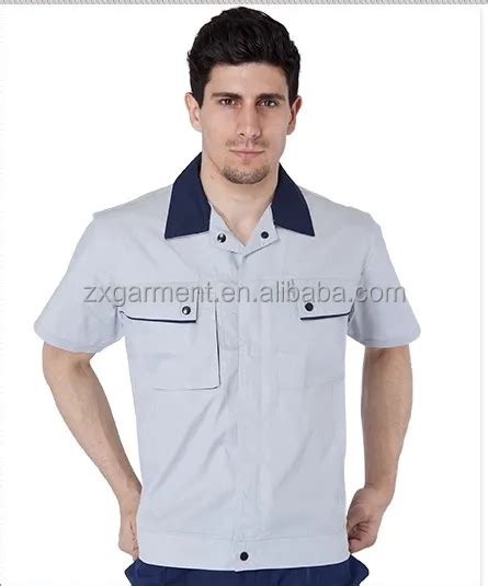 Summer Short Sleeve Maintenance Uniforms Oem Wholesale Manufacturer