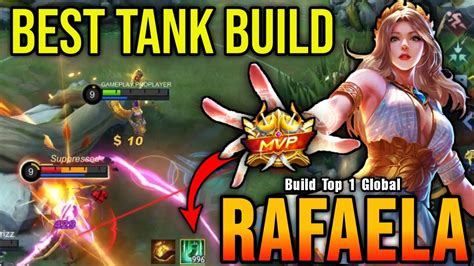 Rafaela Best Tank Build Auto Mvp Build Top Global Rafaela Mlbb