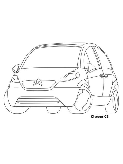 Ausmalbilder Citroen Malvorlagen Kostenlos Zum Ausdrucken