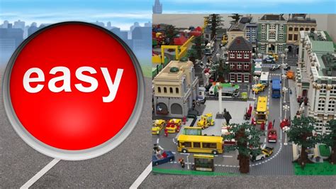 How To Easily Build A Lego City Youtube