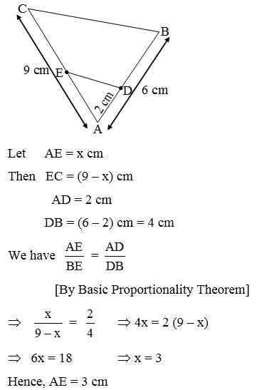 Proportionality Theorems Worksheet | Arithmetic Sheets