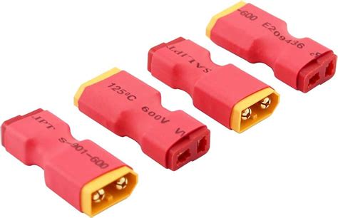 Olirc 4pcs No Wires Connector Male Xt60 Xt 60 To Female T Plug Style Connector Adapterc15 4