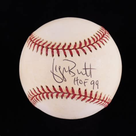 George Brett Signed Oal Baseball Inscribed Hof Jsa Coa See