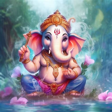 Ilustraci N De Lord Ganesha Para Ganesh Chaturthi Con Antecedentes