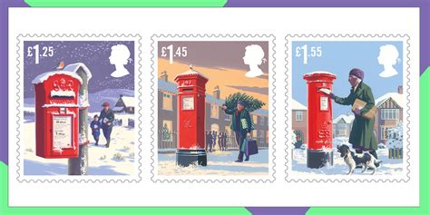 Royal Mail Unveils 2018 Christmas Stamps Uk