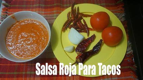 Como Hacer Una Rica Salsa Roja Youtube