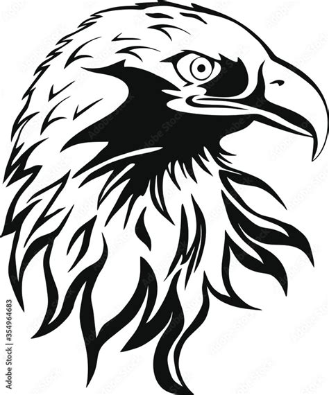 EAGLE SVG, eagle cut file, eagle silhouette, eagle dxf, eagle vector, eagle head svg, eagle ...