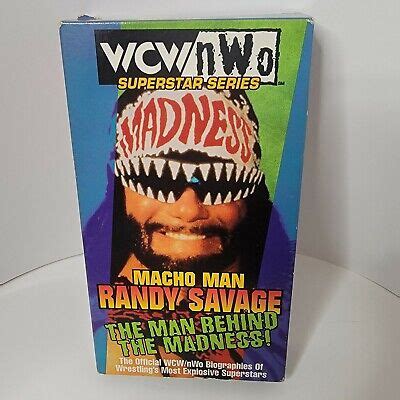 WCW NWo Superstar Series Macho Man Randy Savage Man Behind The Madness