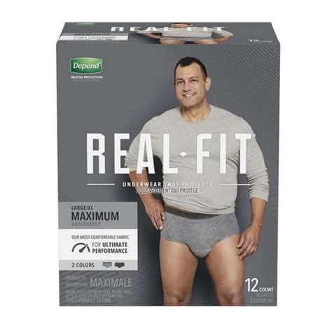 Depend Real Fit Briefs for Men