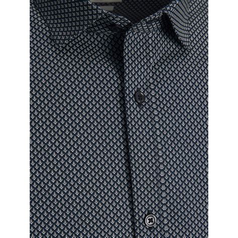 Jack Jones Overhemd Cardiff Print Perfect Navy Bigmensfashion