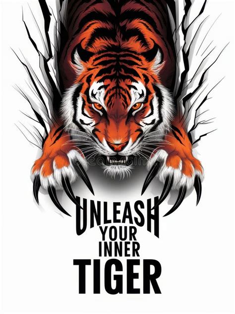 Fierce Tiger Breaking Through Wall Art Unleash Your Inner Strength