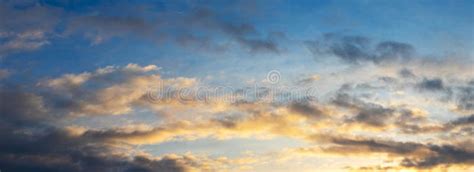 Dark Clouds in the Blue Sky during Sunset Stock Image - Image of heaven ...