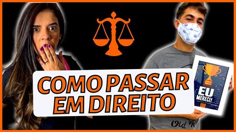 COMO PASSAR EM DIREITO NO ENEM Segredo Dos Aprovados YouTube