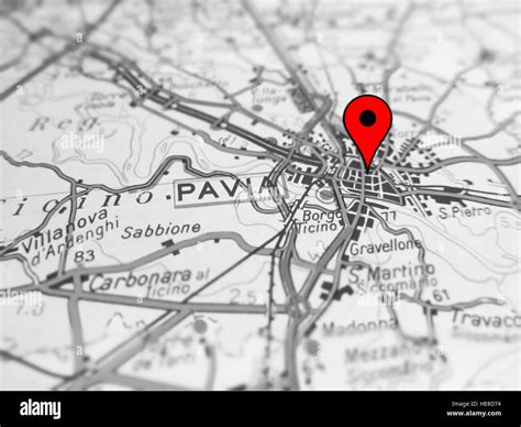 map  pavia  res stock photography  images alamy