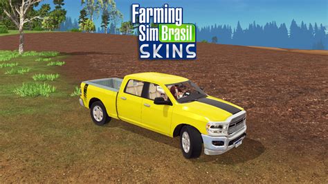 Skin DODGE RAM Amarela Skins Farming Sim Brasil Skins Games Truck