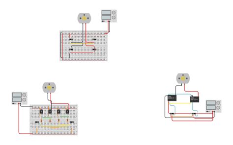 Circuit Design Puente H Tinkercad