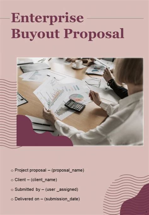 Enterprise Buyout Proposal Report Sample Example Document