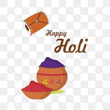 Happy Holi Festival Vector PNG Images Happy Holi Colourful Festival