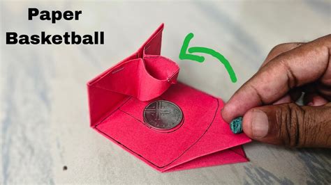 How To Make Easy Paper Basketball Toy Youtube