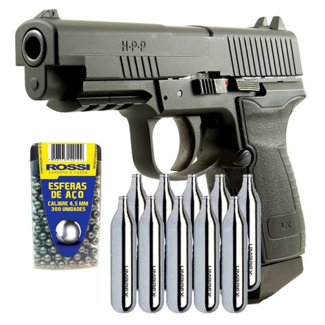 Pistola Umarex CO2 HPP Full Metal Blow Back 4 5 CO2 E Esferas